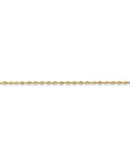 14k 1.8mm D/C Extra-Lite Rope Chain, Best Quality Free Gift Box Satisfaction Guaranteed