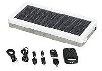 Solar battery / charger (i101) - 1250mAh rechargeable polymer solar battery (charger) for cell-phone, mp3 player, media player. With 6 USB adapters