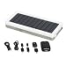 Solar battery / charger (i101) - 1250mAh rechargeable polymer solar battery (charger) for cell-phone, mp3 player, media player. With 6 USB adapters