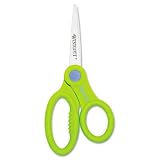 Westcott Pointed Kids Plastic Handles with Microban Anti-Microbial Product Protection, 5-Inch