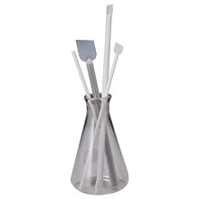 Bel-Art Scienceware 377660008 Solid Polypropylene Stirring Rod Stirrer Bar, with Rounded End, 3/16" Diameter x 8" Length