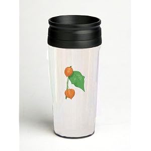 16 oz. Double Wall Insulated Tumbler with chinese lantern - Paper Insert by SHOPZEUS