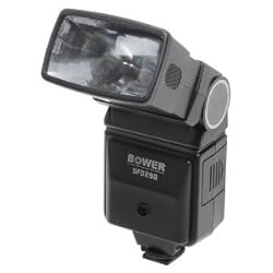 Bower SFD290 Digital Automatic Zoom Bounce Flash for Pentax K20D, K200D, K2000, K10D, K100D, K110D, Digital SLR Cameras