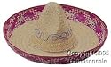 Adult Mexican Straw Sombrero Costume Hat