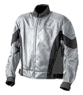 Firstgear Mesh-Tex 3.0 Mens Motorcycle Jacket Silver/Black XXL-Tall