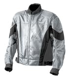 Firstgear Mesh-Tex 3.0 Mens Motorcycle Jacket Silver/Black XXXXL