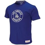 Dodgers Mitchell & Ness MLB On Deck Circle T-Shirt - Mens ( sz. S, Royal : Dodgers )