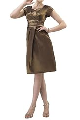 Short Sleeves Taffeta Cocktail Short Club Dress/Party Dress 
