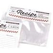 Weatherbee 3"X5" clear recipe card protectors- 074