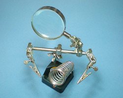 「13」はんだごて台＆ルーペクリップスタンド-620132