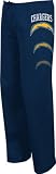 San Diego Chargers Ladies Navy Blue Lateral Spirit II Fleece Pants (X-Large)