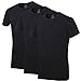 CYZ Mens Cotton Stretch Crew Neck Undershirts T-Shirt Fitted 2-PK
