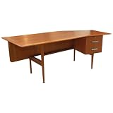 1960's Glenn Of California Desk For Monteverdi & Young Of Beverly Hills