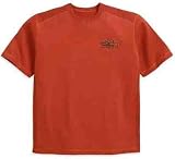 Harley Davidson Men's Short-Sleeve Bar & Shield Logo T-Shirt--NEW for 2009. Print appliqu� graphics on left chest and back of this 80% cotton, 20% polyester heathered jersey. Vintage Orange 99041-09VM; Grey 99040-09VM