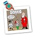 Londons Times Famous People Places Books Cartoons - Elves Santa and Elvis Impersonator - Quilt Squares
