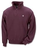 Champion Men's Double Dry Classic Fleece 1/4 Zip, Maroon, XX-Large