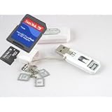 Sandisk MicroSD 2GB (SDSDQ-2048, bulk) & BlueProton USB 2.0 Card Reader Writer