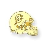 14K Miami Dolphins Helmet Tie Tac
