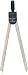 Weems & Plath Marine Navigation Matte Nickel Divider (5-Inch)