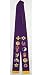 AzureGreen Interfaith Minister's Stole purple/ gold