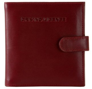 1642 Soft Nappa Leather - Folding Driving Licence Holder with Tab (5336 17)