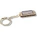 Hohner Harmonicas 109 Little Lady Keychain Key Harmonica, Chrome