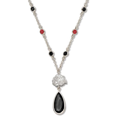 NHL Chicago Blackhawks Crystal Logo Necklace