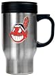Cleveland Indians Stainless Steel Travel Mug - Baseball Sports Merchandise