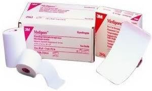 Alimed Hypoallergenic Soft Cloth Surgical Tape, White, Self Adhesion 2" x 2 yds