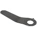 Steel Flat Spring, 1" Length x 0.01" Thick,  5/16" Base Width, Screw Size # 6 (Pack of 25)
