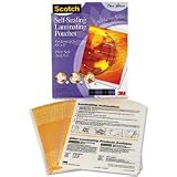 3M/COMMERCIAL TAPE DIV. / MMMLS85425M / Scotch Self-Sealing Laminating Pouches, 9.6mm, 9-1/16 x 11-5/8, 25/pack / Sold as 1 PK