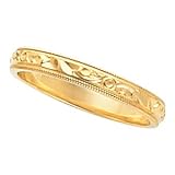 14K Rose Gold Design Band