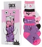 Sock It To Me INFANT SOCK PACK- PINK (Unicorns, Mustaches, Ninjas & Cupcakes)