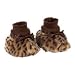 Luxe Leopard Designer Baby Booties by Bearington Baby Collection