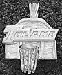 Tulane Green Wave Solid Sterling Silver ''TULANE'' Backboard Pendant