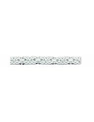 Sterling Silver Fancy Link Bracelet 8 Inches