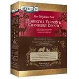 Addiction Raw Deyhdrated Dog Food, Homestyle Venison and Cranberry, 2-Pounds
