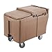 Cambro ICS175L157 Coffee Beige Slidinglid 175 Lb Standard Height Portable Ice Bin with Sliding Lid (1 Each)