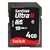 Sandisk Ultra II SDHC 4GB SD Memory Card (SDSDH-4096, BULK Static Pack, No Reader)