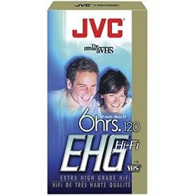 Click here to buy JVC T-120EHGDU Extra High Grade Vhs Videocassette by JVC.