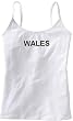 WALES - Country Series - White Women's / Girls Camisole (Girlie / Babydoll)