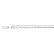 Sterling Silver Figaro Chain 180 (7mm) 18"