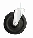 Caster With Brake, 5'' For Use With Post