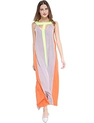 Sexy Summer Sleeveless Full Length Chiffon Club Dress/Evening Dress/Party Dress/Maxi Dress 