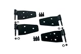 Rugged Ridge Black Powder Coated Trim Accessories Door & Rear Hatch Hinges/Accessories Jeep Wrangler 1987 to 1995 (YJ) Door Hinge Kit