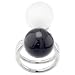 Black & White Resin Balls Sterling Silver Ring Sizes: 5-9