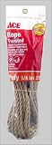 WELLINGTON 72590 ACE TWISTED POLY-PRO ROPE 1/4 X 25'