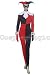 Batman Harley Quinn Dr. Harleen Quinzel Anime Cosplay Costume Outfit