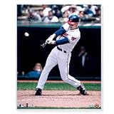 Grady Sizemore Autographed Swinging 16 x 20 Photograph with Top Loader from Upper Deck Authenti