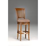 Hillsdale Oak View Swivel 24 Inch Counter Height Stool in Oak